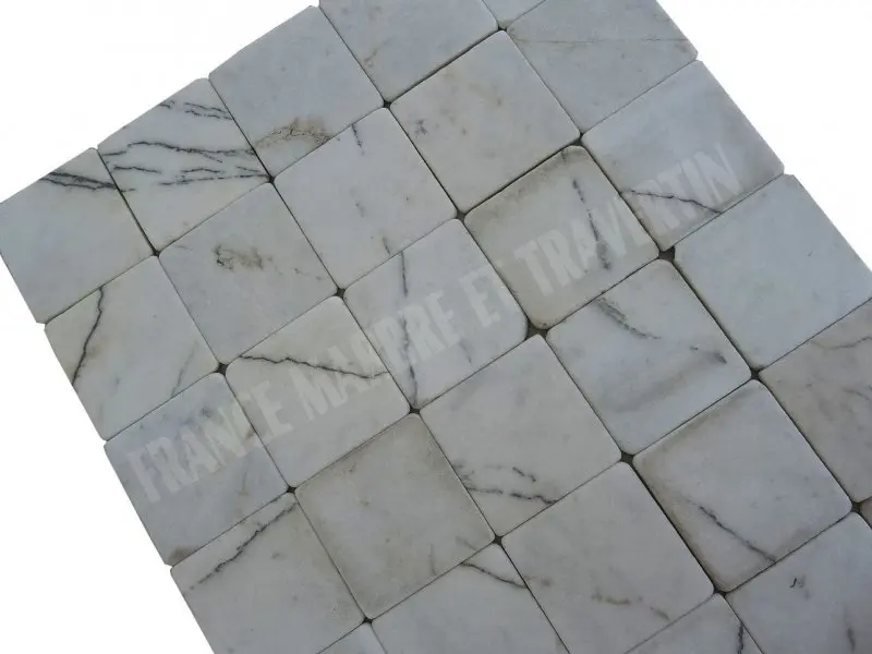 Marbre Blanc Neywork 10x10x1 cm Antique Rustique 29 € HT - m² - 02.webp