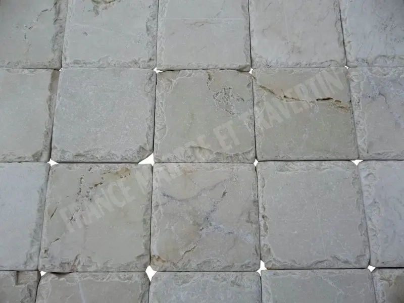 Marbre Beige Eclarté 10x10x1 cm Rustique Antique 24 € HT - m² - 03.webp