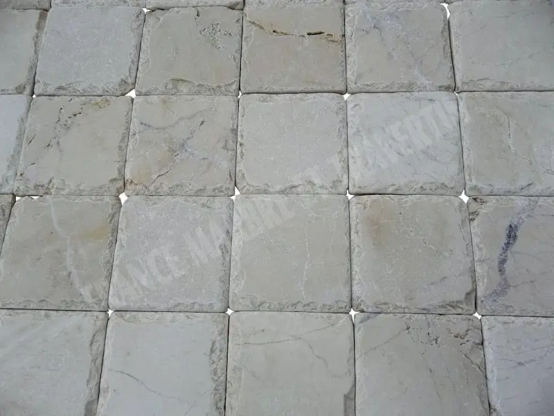 Marbre Beige Eclarté 10x10x1 cm Rustique Antique 24 € HT - m² - 02.webp