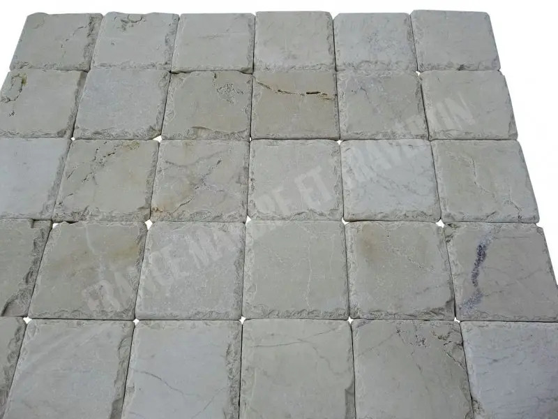 Marbre Beige Eclarté 10x10x1 cm Rustique Antique 24 € HT - m² - 01.webp