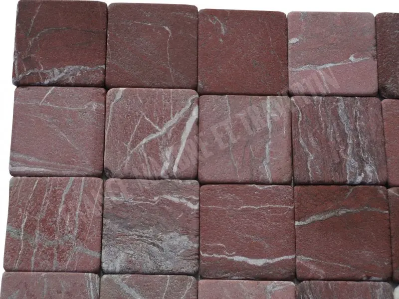 Marbre Bordeaux 10x10x1 cm Antique Rustique 24 € HT - m² - 01.webp