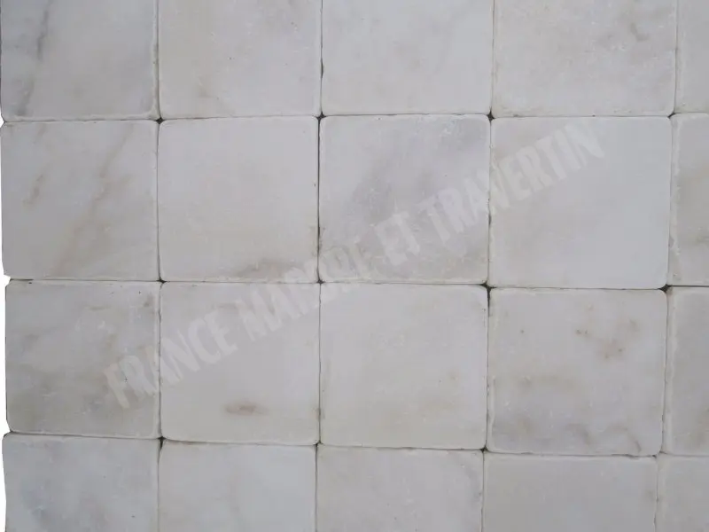 Marbre Afyon Blanc Antique 1'er choix 15x15x1cm 40 € HT - m² - 02.webp