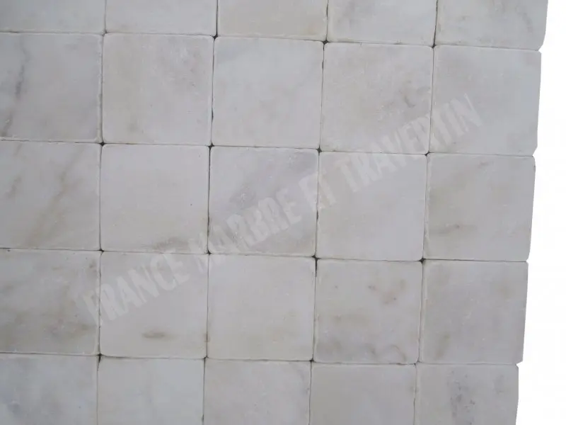 Marbre Afyon Blanc Antique 1'er choix 15x15x1cm 40 € HT - m² - 01.webp