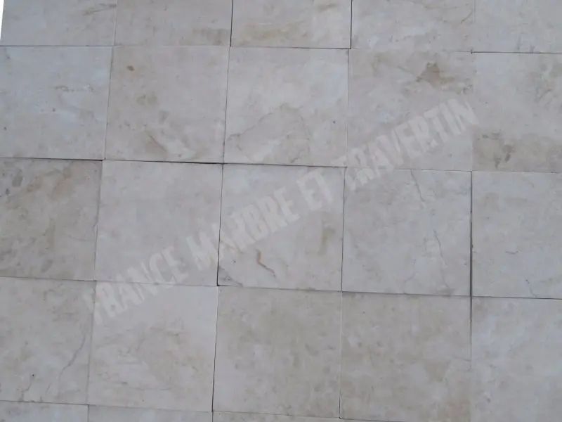 Marbre Beige Marfil Cappuccino polie 15,2x15,2x1 cm Rustique 29 € HT - m² - 01.webp