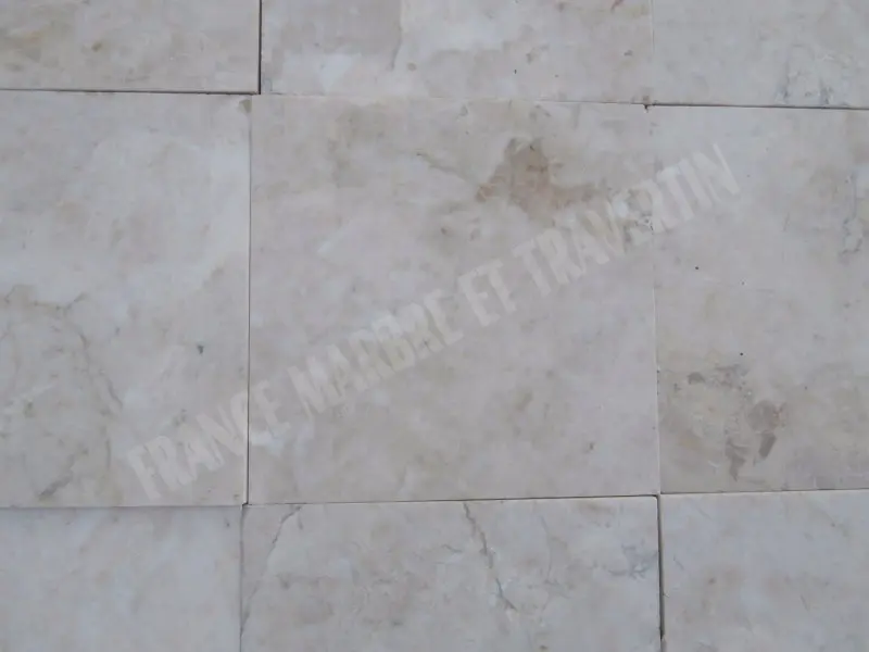 Marbre Beige Marfil Cappuccino polie 15,2x15,2x1 cm Rustique 29 € HT - m² - 03.webp