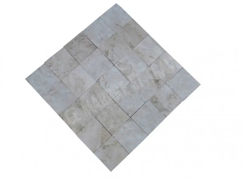 Marbre Beige Marfil Cappuccino polie 15,2x15,2x1 cm Rustique 29 € HT - m² - 04.webp