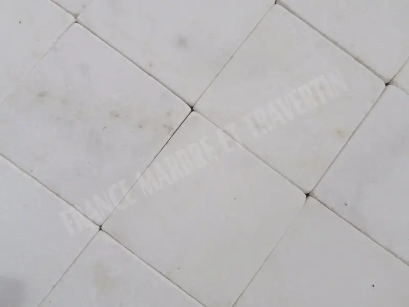 Marbre Afyon Blanc Antique 1'er choix 20 x 20 x 1cm 45 € HT - m² - 04.webp
