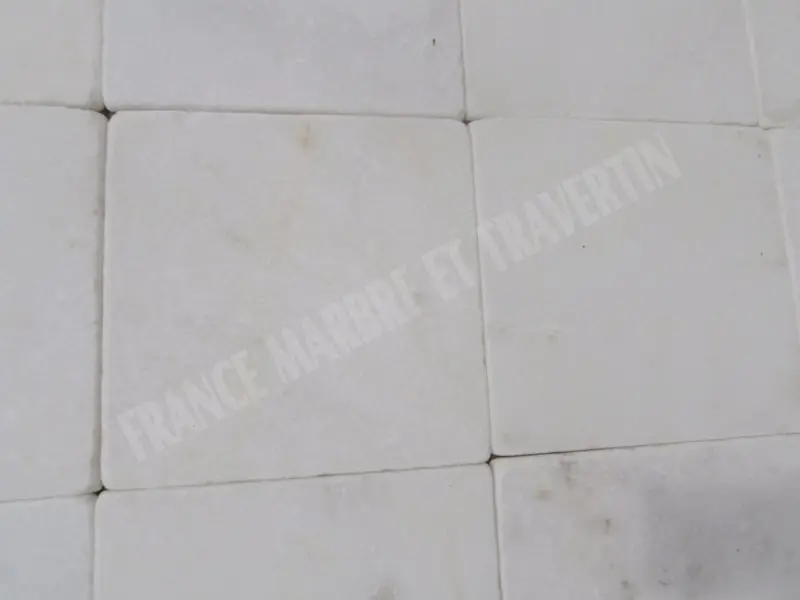 Marbre Afyon Blanc Antique 1'er choix 20 x 20 x 1cm 45 € HT - m² - 03.webp