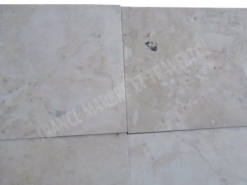 Marbre Beige Marfil Cappuccino Adoucie 20,3x20,3x1 cm Rustique 29 € HT - m² - 02.webp