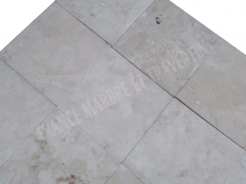 Marbre Beige Marfil Cappuccino Adoucie 20,3x20,3x1 cm Rustique 29 € HT - m² - 03.webp