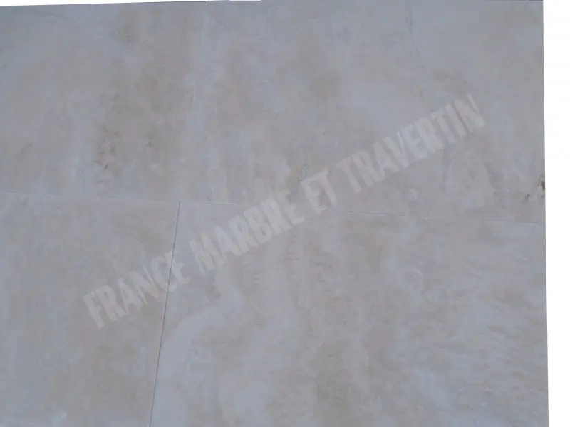 Travertin Ivoire Blanc 40,6x61x1,2 cm Adoucie 1'er choix  47 € HT - m² - 03.webp
