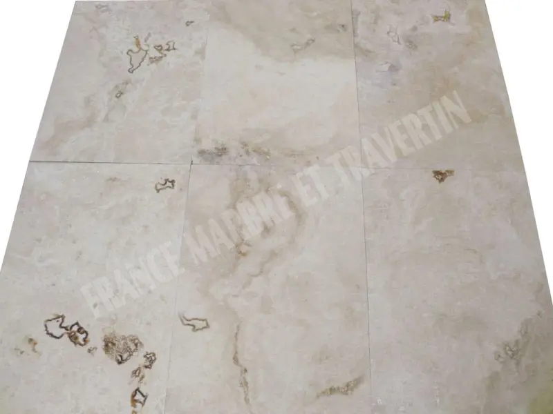 Travertin Clair 40,6x61x1,2 cm Adoucie Rustique 32 € HT-m² - 02.webp