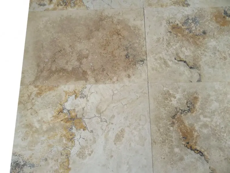 Travertin Rustique Gold 40,6x61x1,2 cm Adoucie 1'er Choix 35 € HT - m² - 01.webp