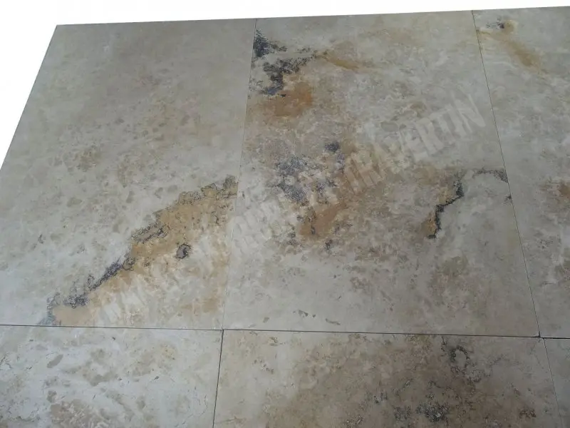 Travertin Rustique Gold 40,6x61x1,2 cm Adoucie 1'er Choix 35 € HT - m² - 03.webp