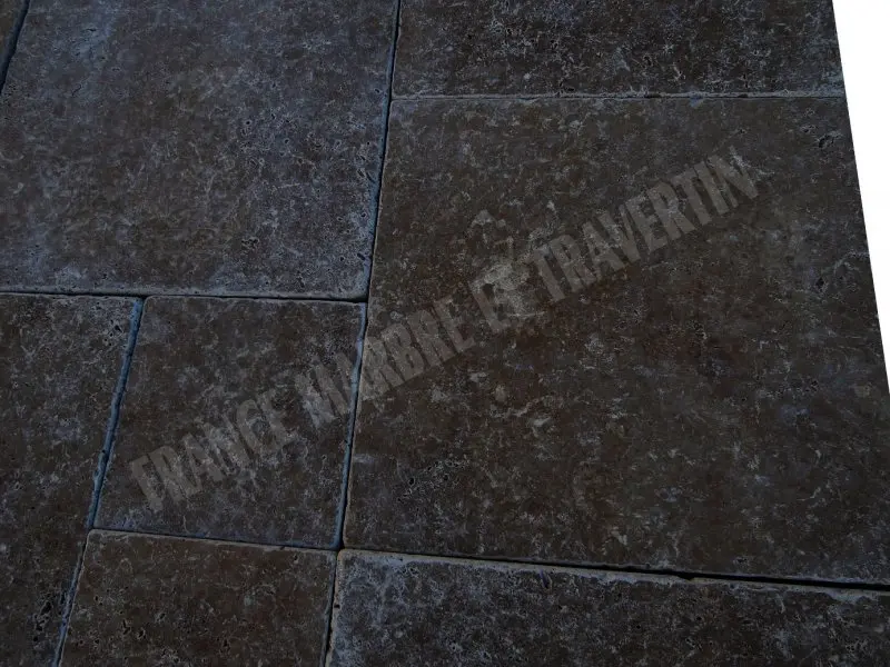 Travertin Noce Marron Opus Romain 3 cm Antique 1'er Choix 49 € HT - m² - 04.webp