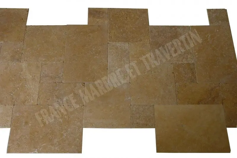 Travertin Jaune Opus Romain Antique 3 cm 1'er Choix 49€HT-m²- 02.webp