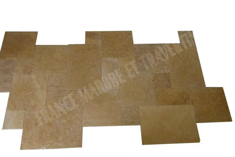 Travertin Jaune Opus Romain Antique 3 cm 1'er Choix 49€HT-m²- 03.webp