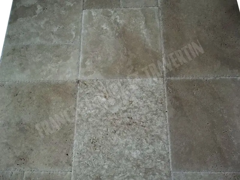 Travertin Walnut Big Opus Romain 1,5 cm Brossée 1'er Choix 45 € HT - m² - 02.webp