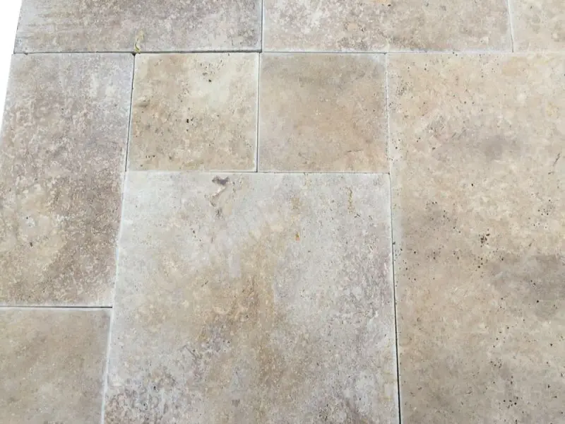 Travertin Walnut Big Opus Romain 1,5 cm Antique 1'er Choix  49 € HT - m² - 01.webp