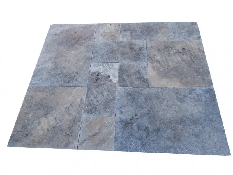 Travertin Gris Big Opus Romain Antique 2 cm 1'er choix 60 € HT - m² - 03.webp