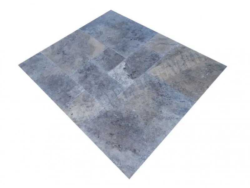 Travertin Gris Big Opus Romain Antique 2 cm 1'er choix 60 € HT - m² - 01.webp