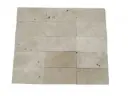 Travertin Beige Clair Pavé 15x30 cm 