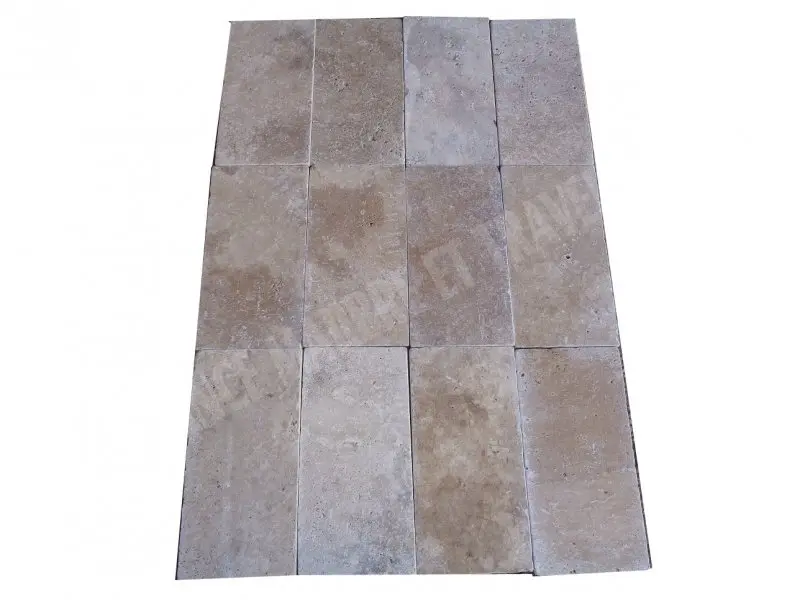 Travertin Walnut Noisette 20x40 cm 