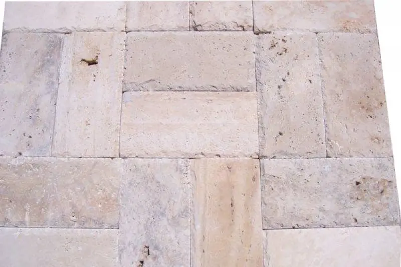 Travertin Beige Nuance Pavé 15x30 cm 