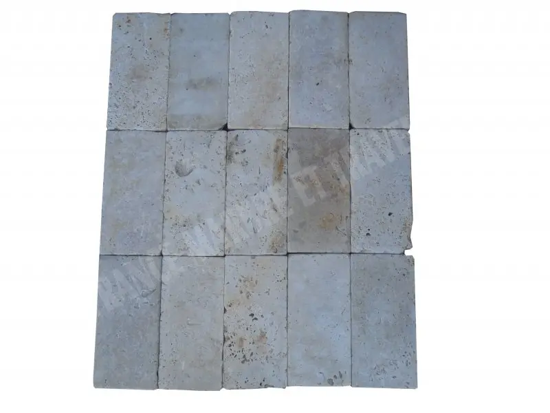 Travertin Beige Nuance Pavé 30x15 cm 