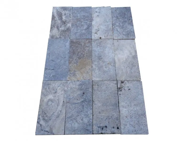 Travertin Silver 20x40 cm 