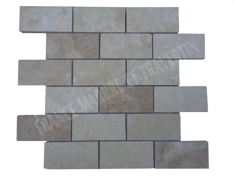 [2880] Travertin Beige Mosaique 4,8x10 cm 