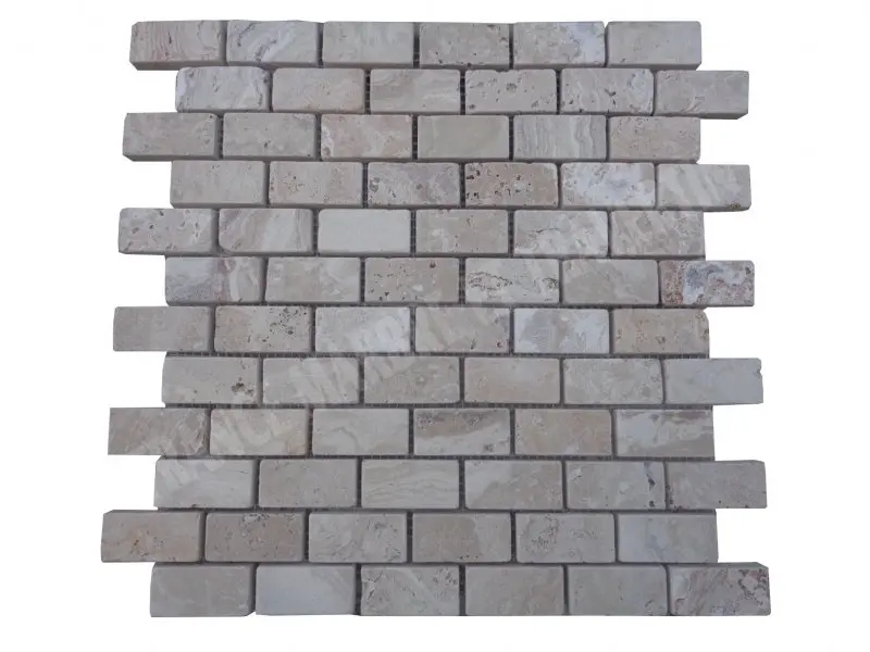 [2872] Travertin Leonardo Mosaique 2,3x4,8 cm 