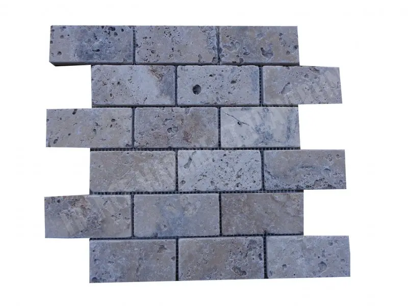 Travertin Philadelphia Mosaïque 4,8x10 cm 