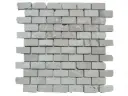 Travertin Beige Mosaïque Rebouché 2,3x4,8 cm 