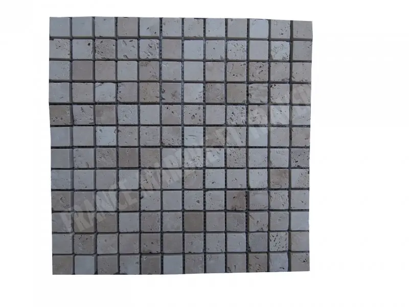 Travertin Beige Mosaïque 2,3x2,3 cm 