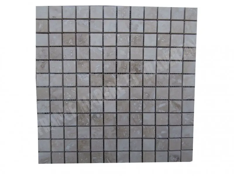 Travertin Beige Mosaïque 2,3x2,3 cm 