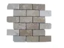 Travertin Beige Mosaïque 4,8x10 cm 