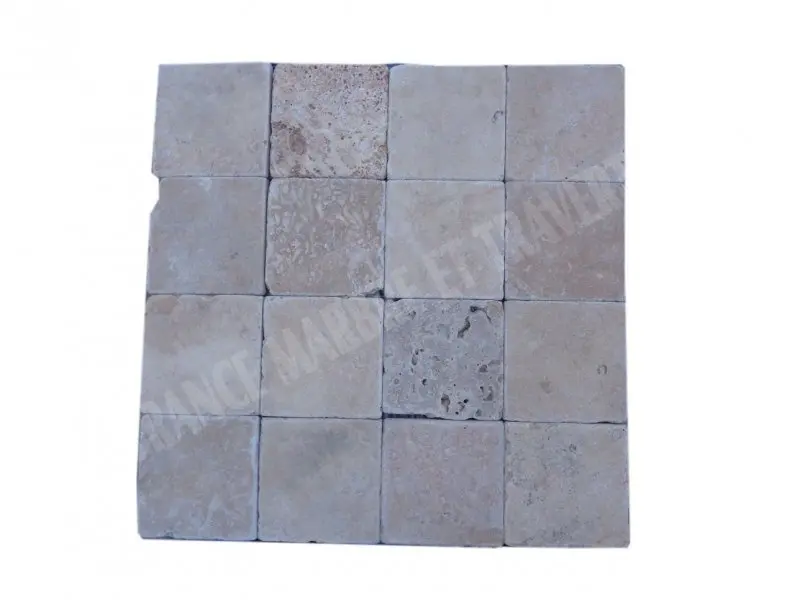 [517] Travertin Beige Mosaïque 7,5x7,5 cm 