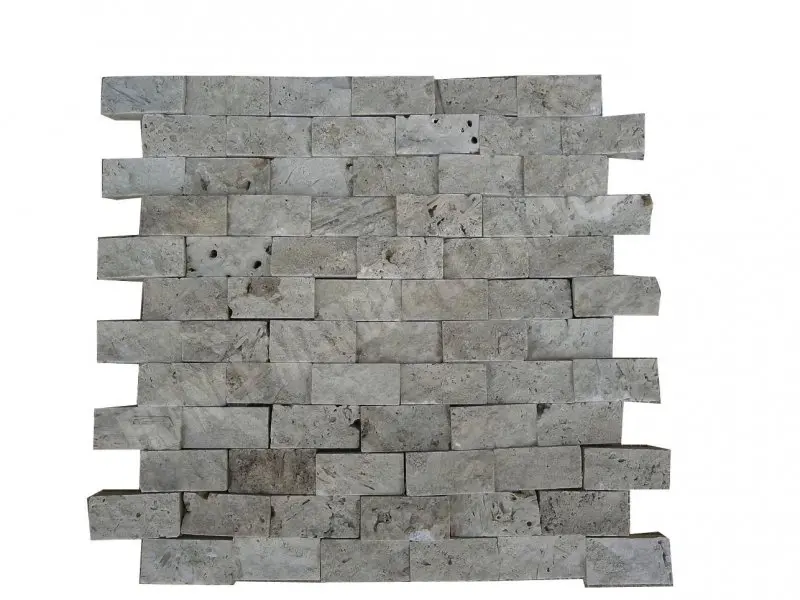 Travertin Beige Mosaïque 2,5x5 cm  