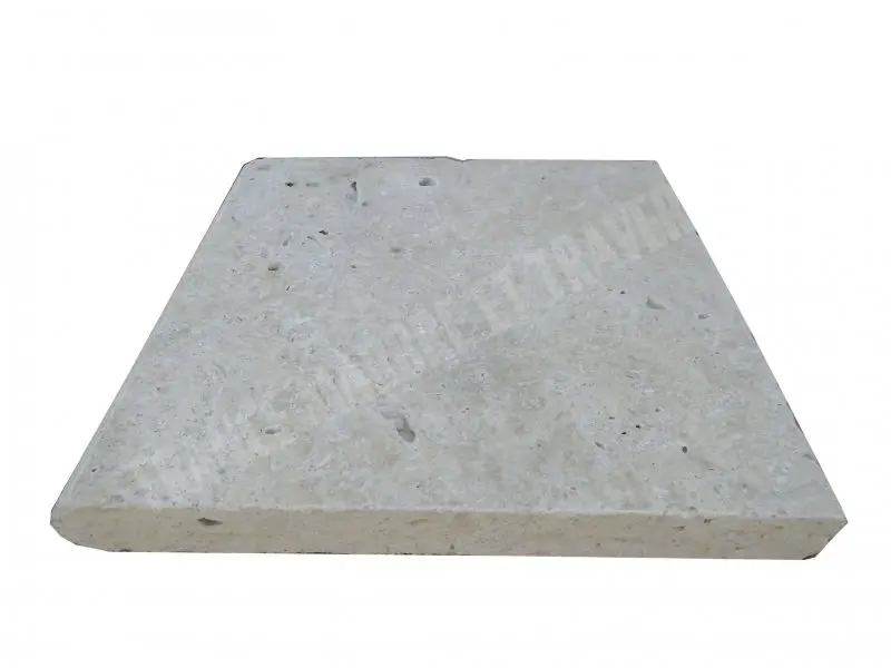 Travertin Beige Nuancé Margelle de Piscine