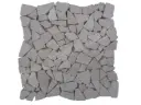 Travertin Beige Clair Mosaïque Galet 30x30 cm 