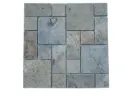 Travertin Silver Mosaïque Modelé Opus 3 Format 