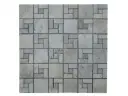 Travertin Silver Mosaïque Modelé Nice  