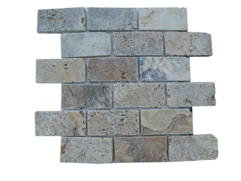 Travertin Scabos Mosaique 4,8x10 cm 