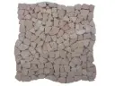 Travertin Jaune Mosaïque Modèle Galet  