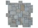 Travertin Jaune Mosaïque Modéle Opus Romain 