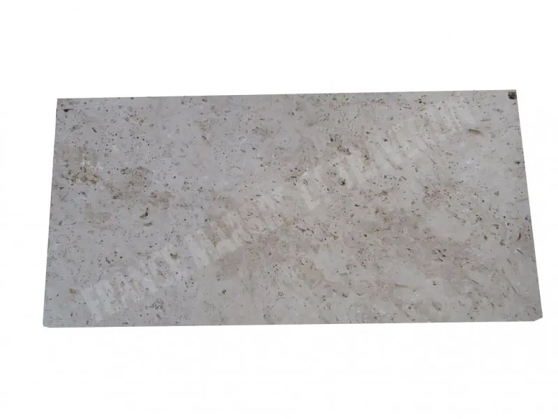 Travertin Beige Nuancé Margelle de Piscine