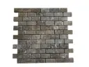 Travertin Noce Mosaïque 2,3x4,8 cm 