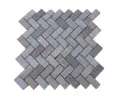 Travertin Multicolore Mosaïque Parquet 2,3x4,8 cm 