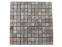 Travertin Multicolore Mosaïque 2,3x2,3 cm 